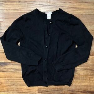 Crewcuts Everyday Black Knit Cardigan